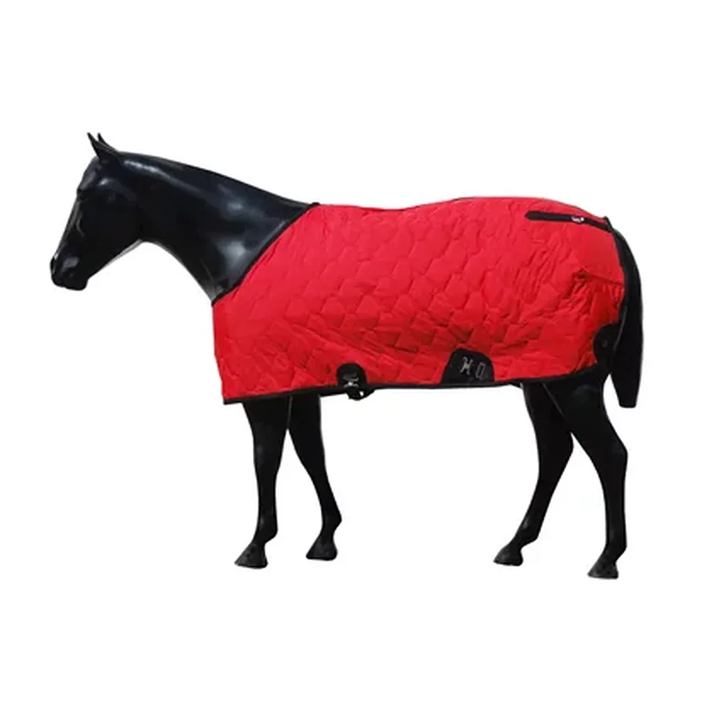 Capa P/ Cavalo Forrada/fechada No Peito Tam M (vermelha) - Mreis